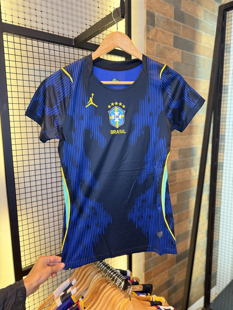 Brasil Away Jordan — linha Feminino