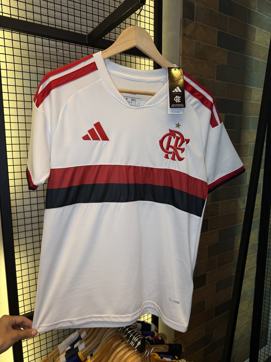 Flamengo Away Branca — linha Infantil