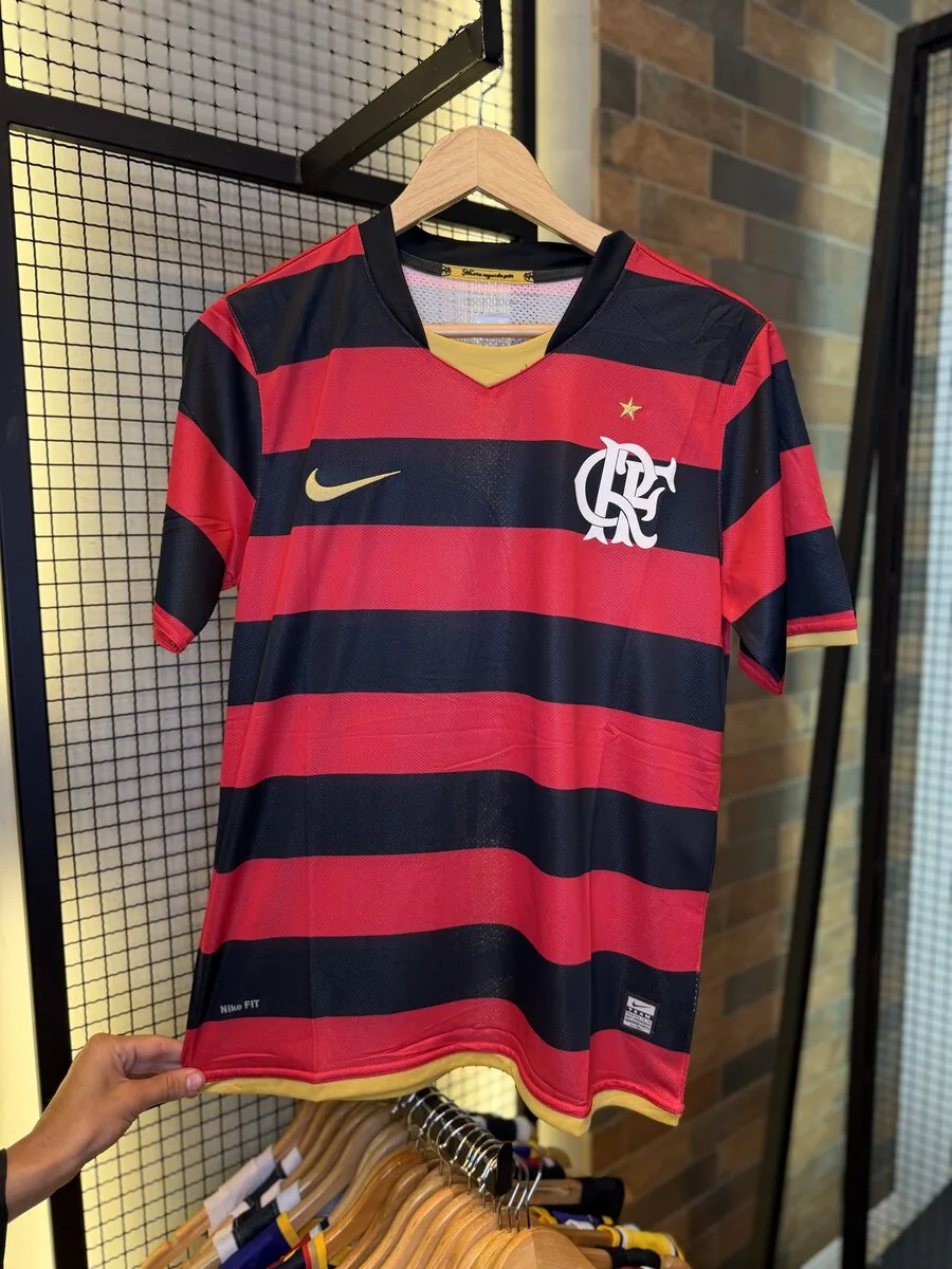 Camisa Flamengo Retrô Adriano #10 — frente